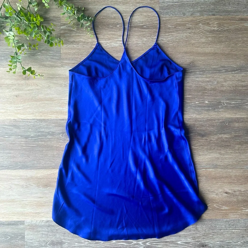 Victoria’s Secret Luxe Blue Slip Dress Lingerie - Picture 4 of 4